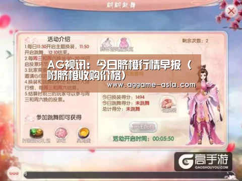 AG视讯：今日脐橙行情早报（附脐橙收购价